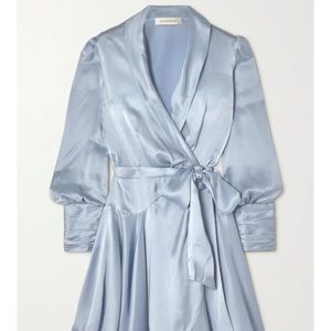 Zimmerman silk wrap dress